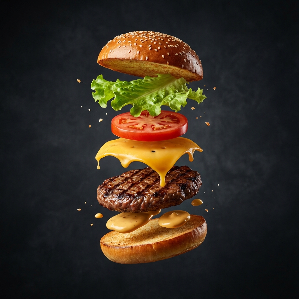 Deconstructed Burger